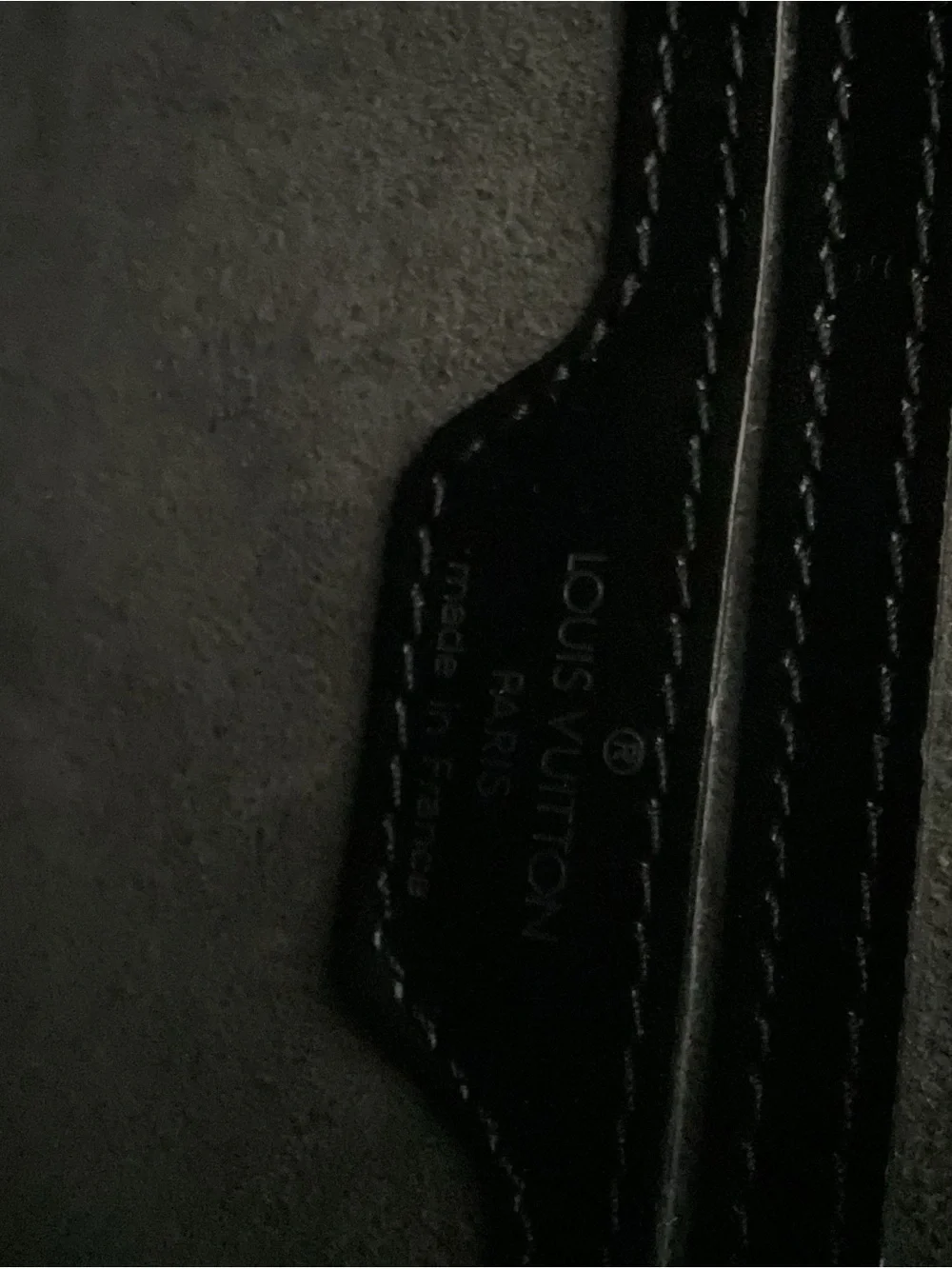 Louis Vuitton Saint Jacques Epi Black Shoulder Bag